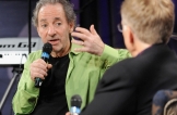 LOS ANGELES, CA - OCTOBER 22:  Harry Shearer (L) onstage with GRAMMY Museum executive director Bob Santelli during The Drop: Harry Shearer at The GRAMMY Museum on October 22, 2012 in Los Angeles, California.  (Photo by Mark Sullivan/WireImage) *** Local Caption *** Harry Shearer;Bob Santelli